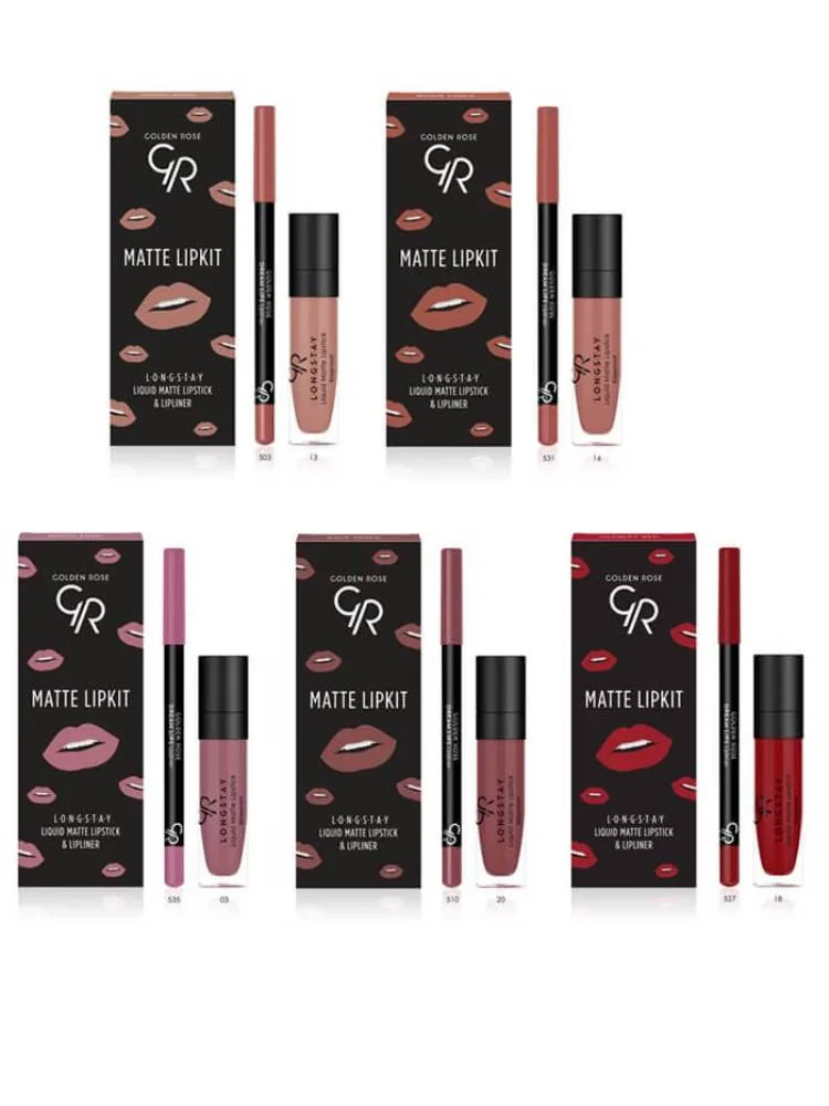 MATTE LIP KIT GOLDEN ROSE