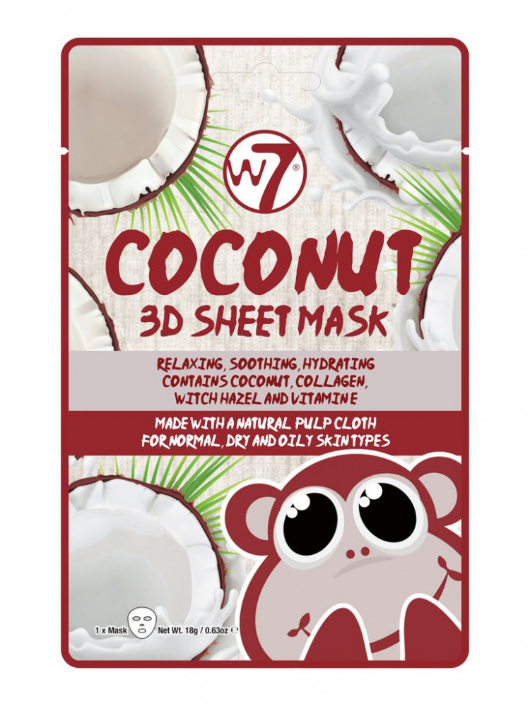 COCONUT 3D SHEET FACE MASK