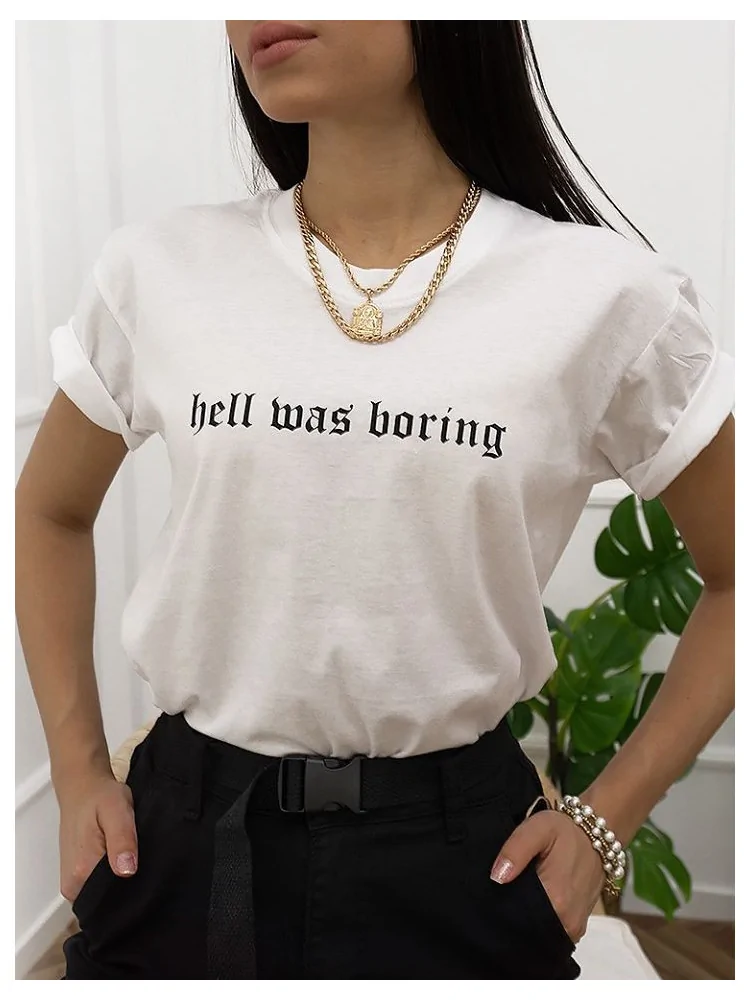 HELL WHITE TSHIRT