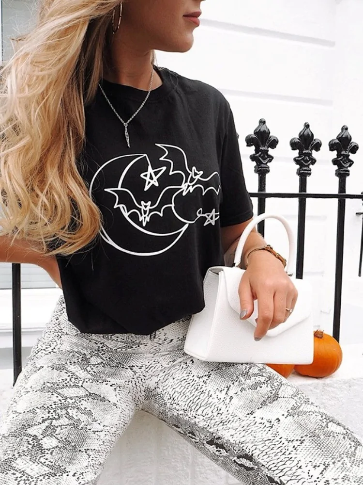 SPOOKY NIGHT BLACK TSHIRT