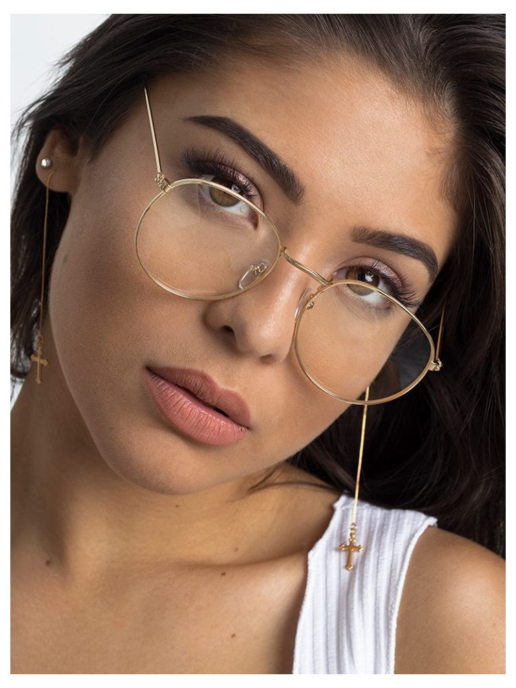 NASIA GOLD CLEAR LENS