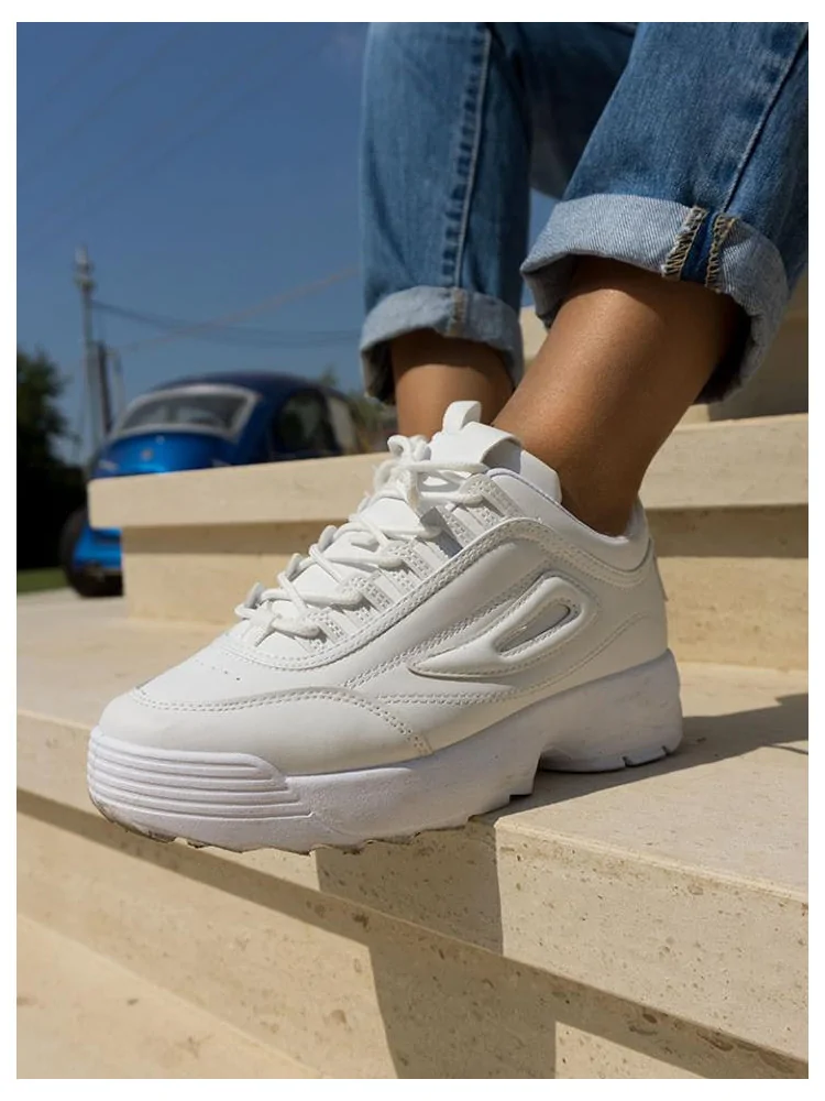 SHARK WHITE SNEAKERS