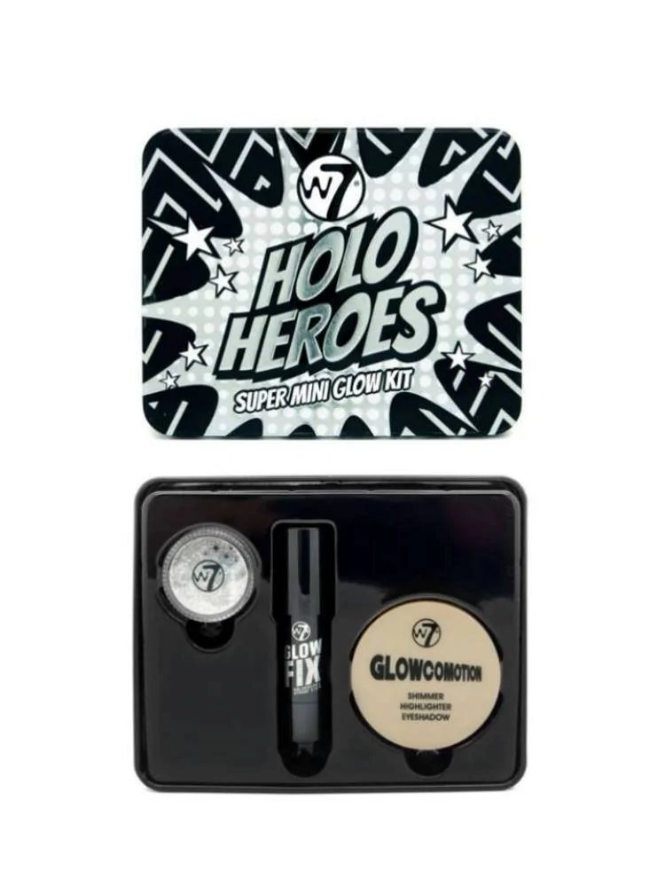 W7 HOLO HEROES GLOW KIT