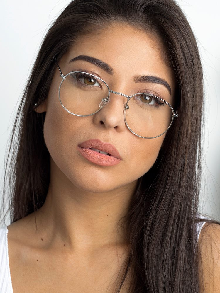 NASIA SILVER CLEAR LENS