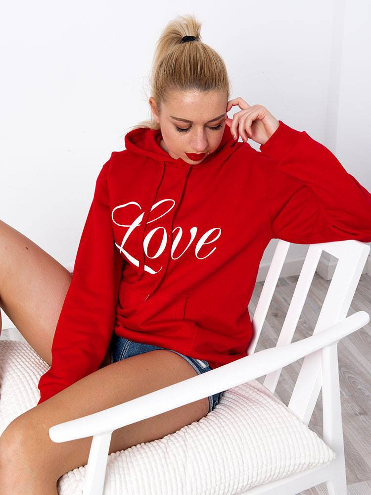 LOVE RED HOODIE
