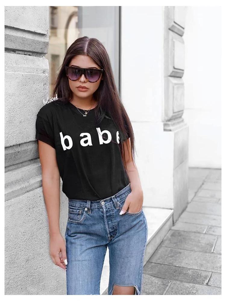 BABE BOYFRIEND T-SHIRT (2...