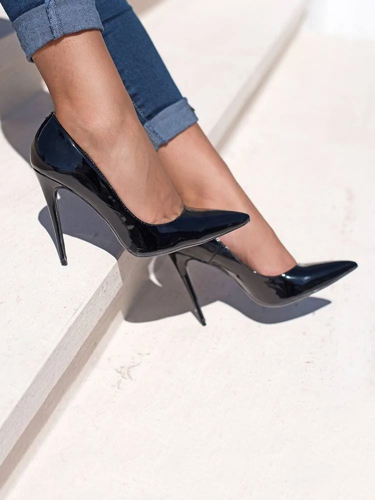 BLACK PUMPS -VERNIS