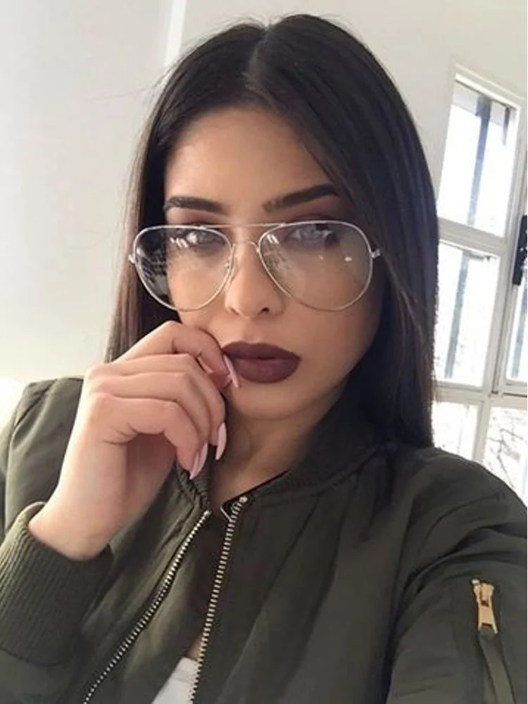 CLEAR SILVER AVIATOR