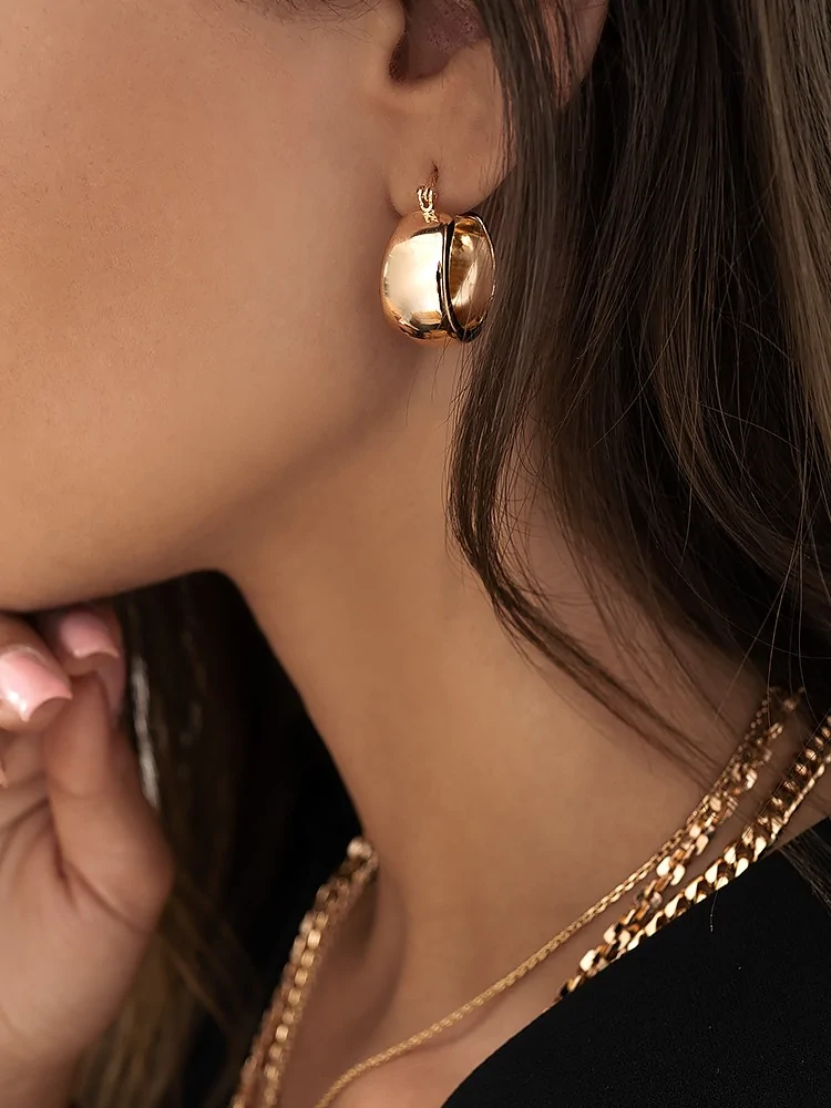 LORETTA ROSE GOLD EARRINGS