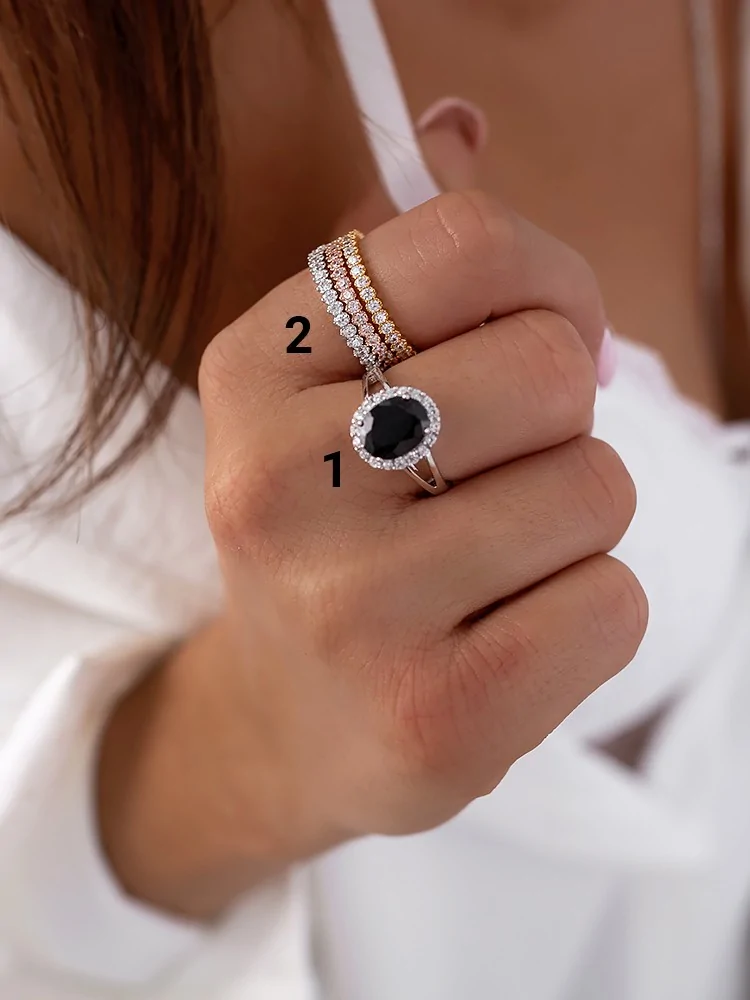 CLARIAN STRASS RINGS