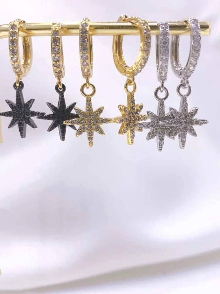 STAR STRASS EARRINGS
