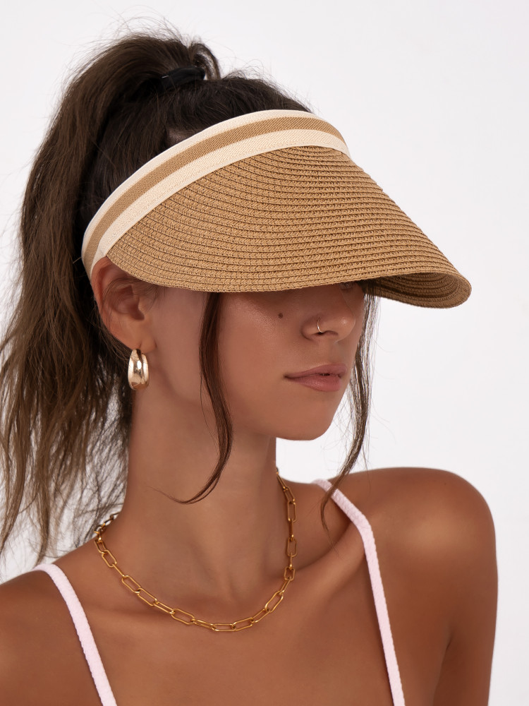 MINX STRAW SUN VISOR