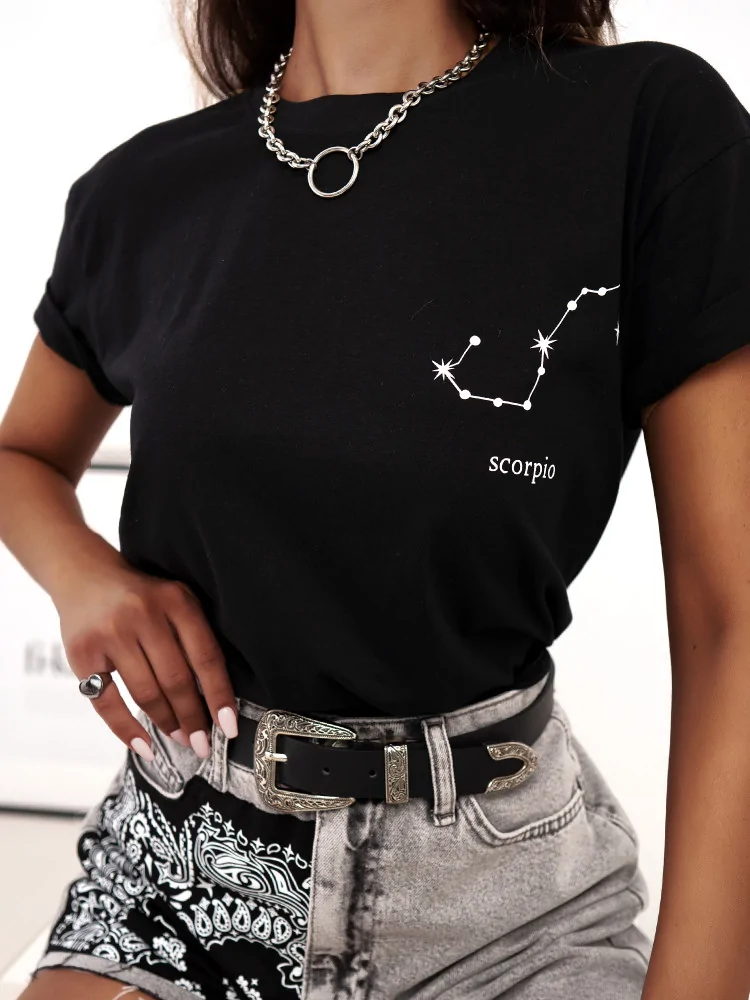 ZODIAC BLACK T-SHIRT