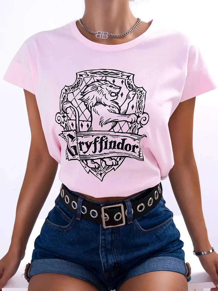 GRYFFINDOR CORD PINK T-SHIRT