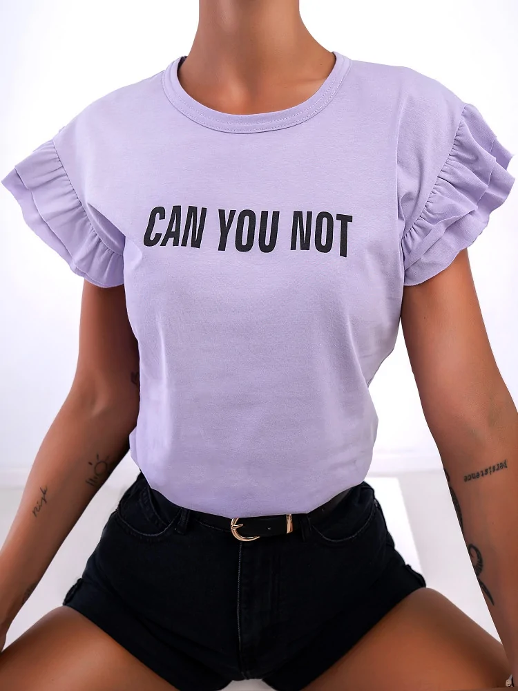 CAN YOU NOT LILA TSHIRT