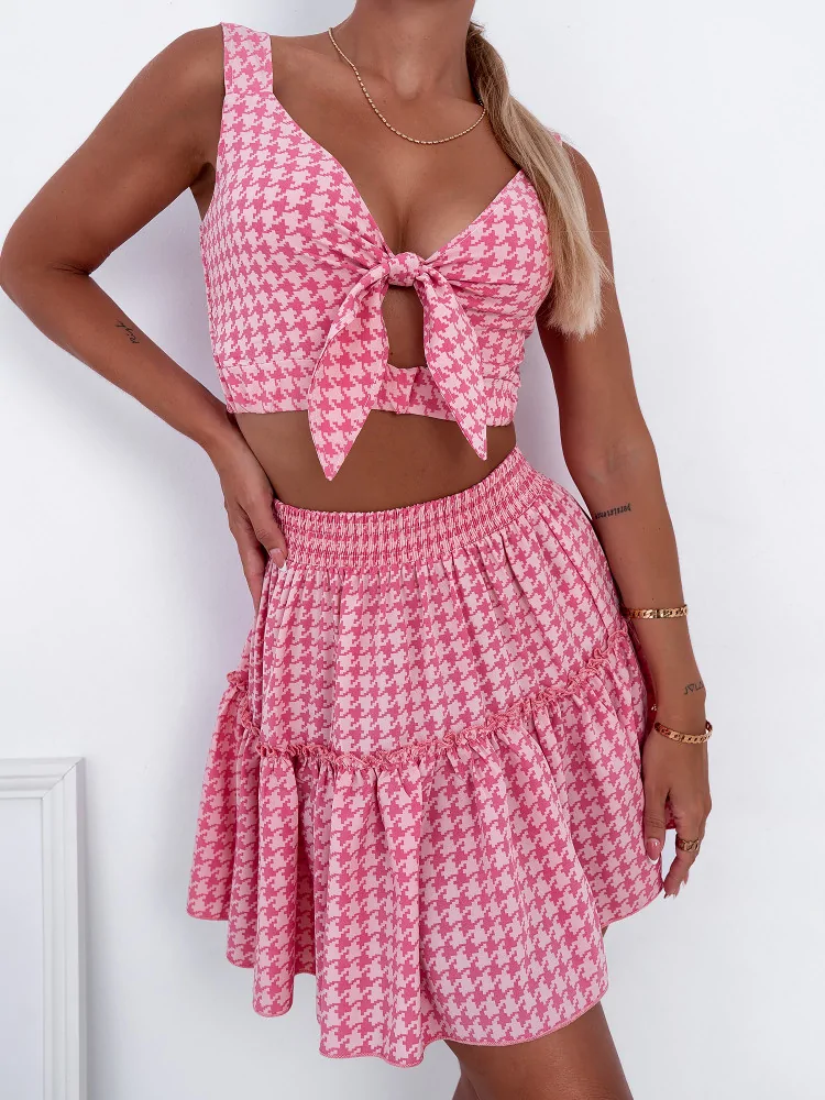 MAYA PIED DE POULE SET