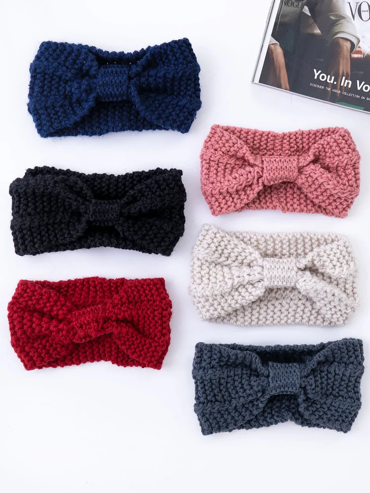 KIARA KNITTED BOW HEADBAND