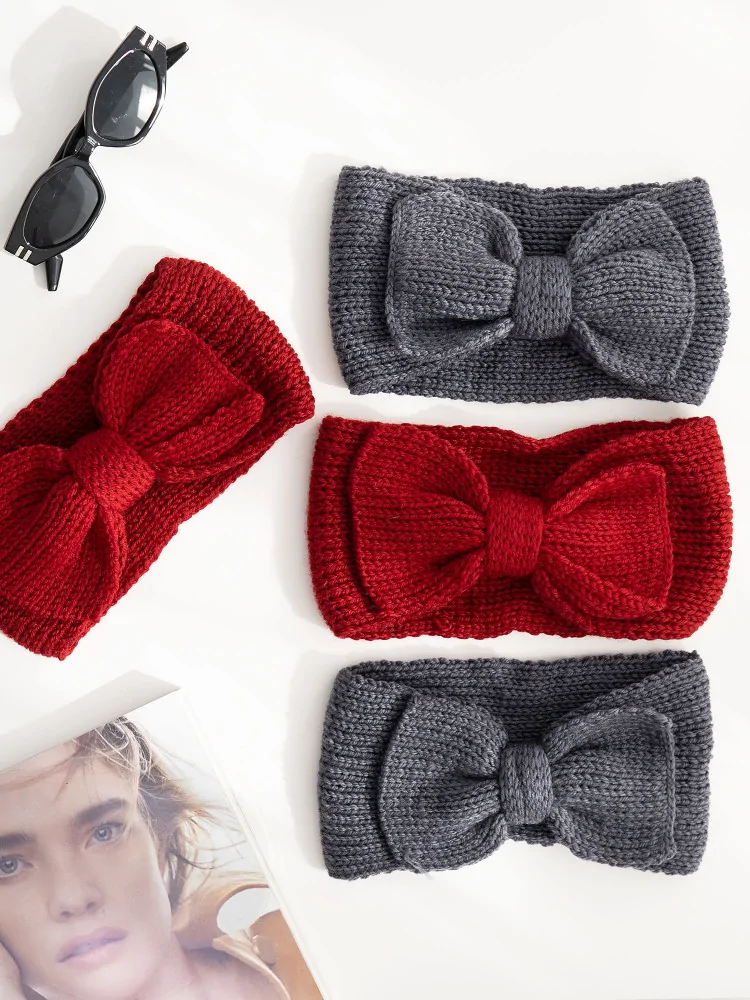 BRIANNA KNITTED BOW HEADBAND