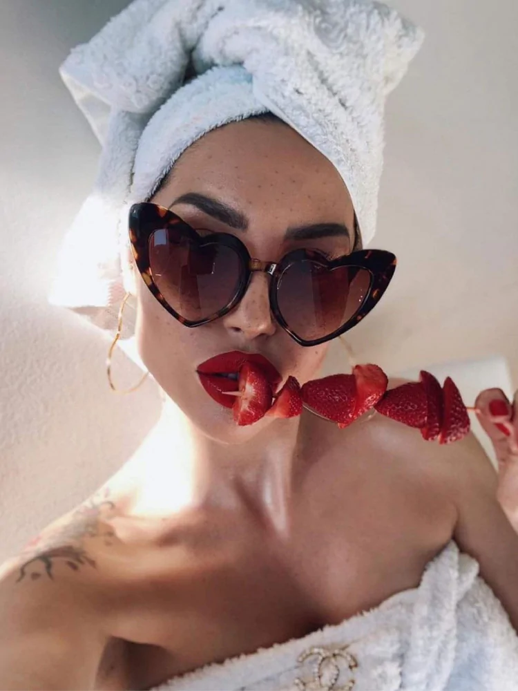 HEART LEOPARD SUNNIES