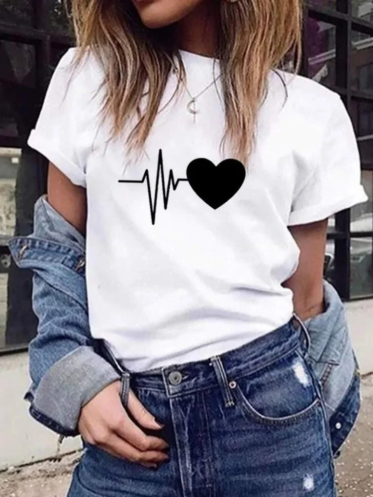 CARDIOGRAM WHITE T-SHIRT