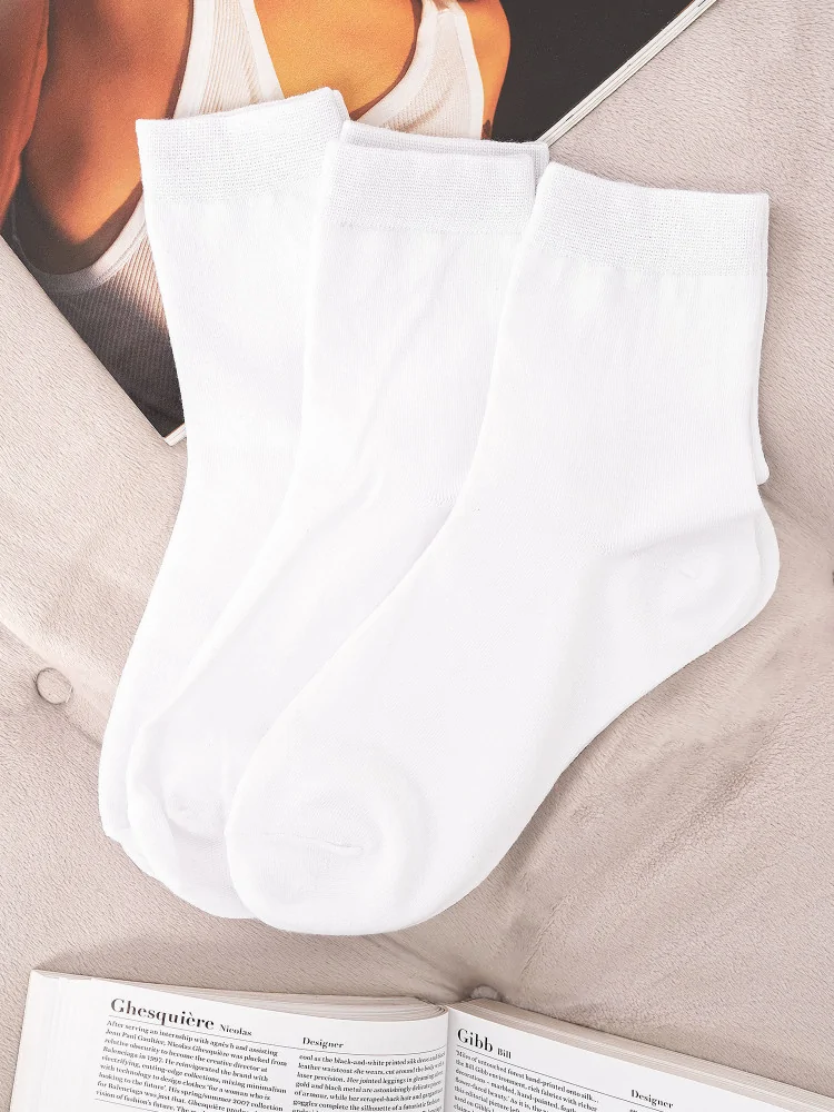 PACK OF 3 WHITE SOCKS