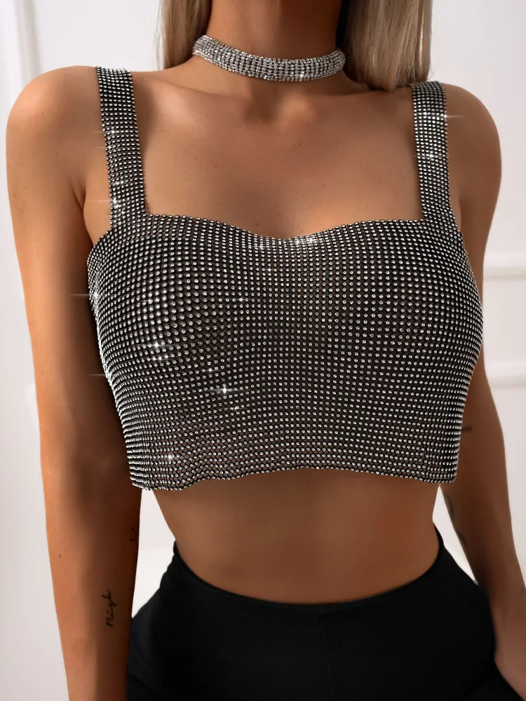 CHLOE BLACK STONE TOP