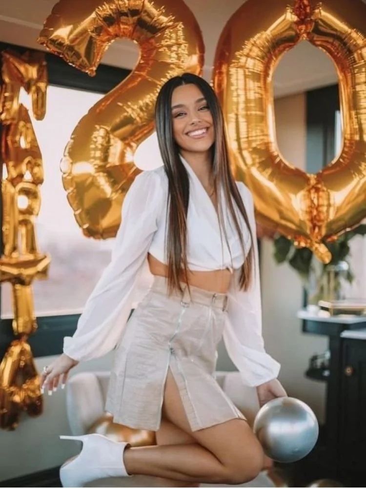 GOLDY BALLOON GOLD NUMBER...