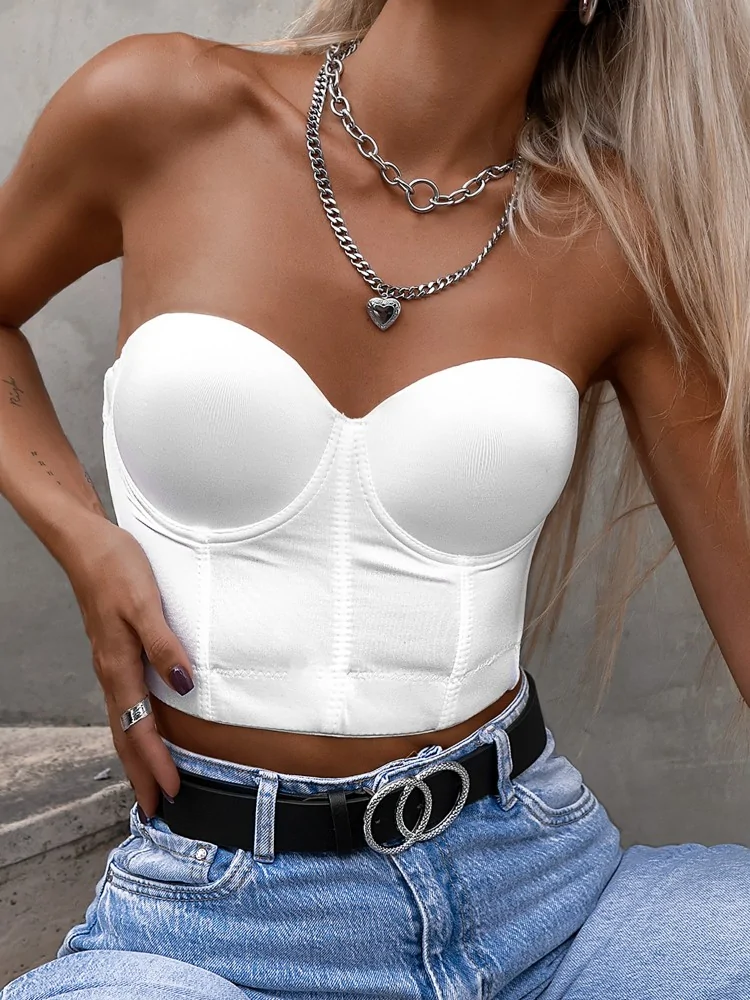 ΛΕΥΚΟ BUSTIER - ADIRA