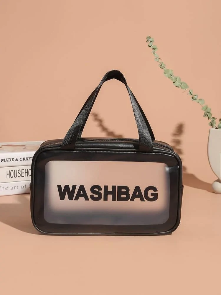 WASHBAG BLACK COSMETIC BAG