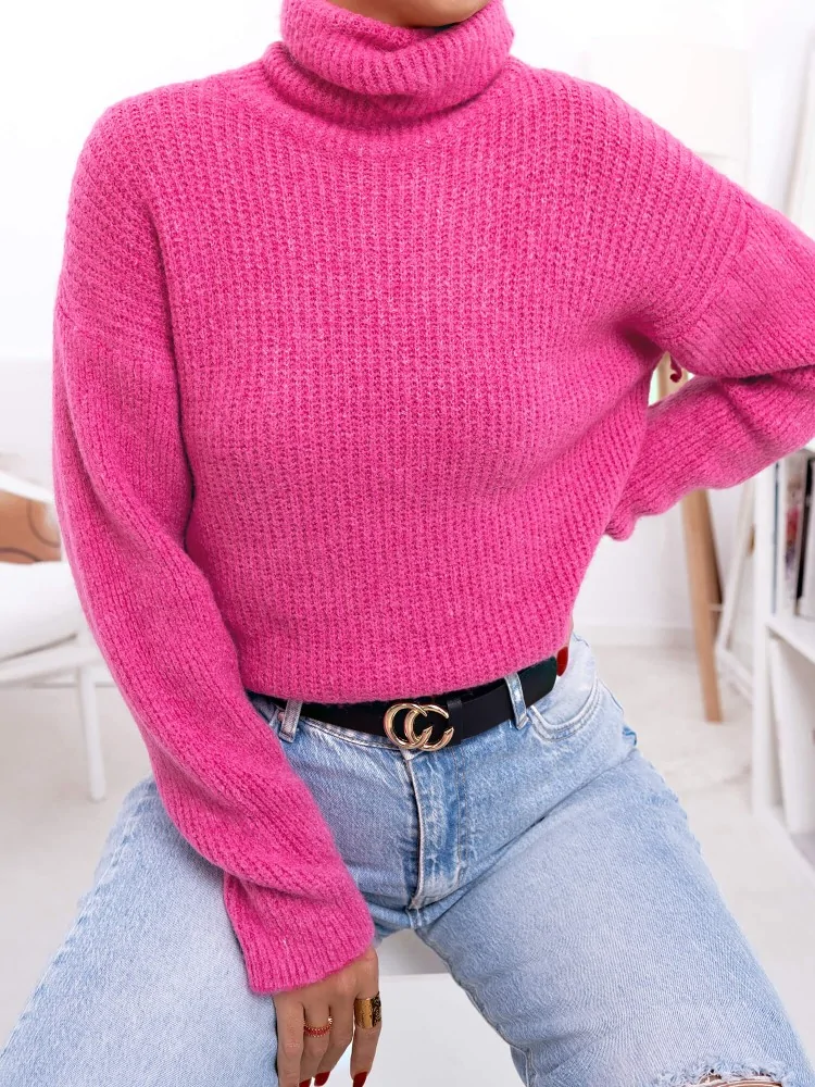 CORA FUCHSIA MAXI PULLOVER