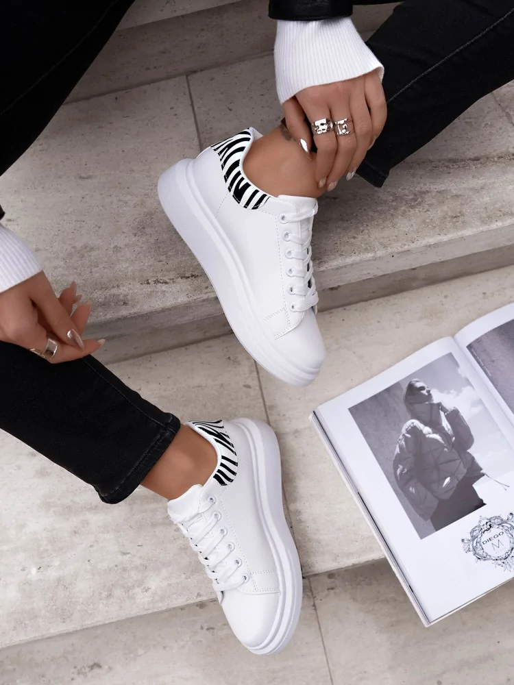 CAMELIA ZEBRA SNEAKERS