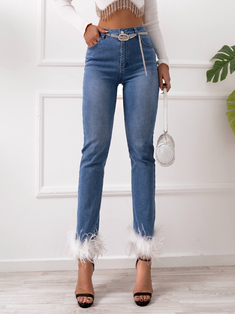WHITESWAN JEANS WITH WHITE...