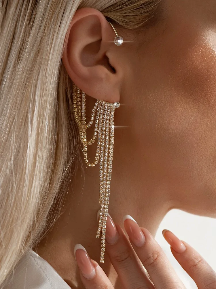 BRISTOL GOLD RAIN EARCUFF