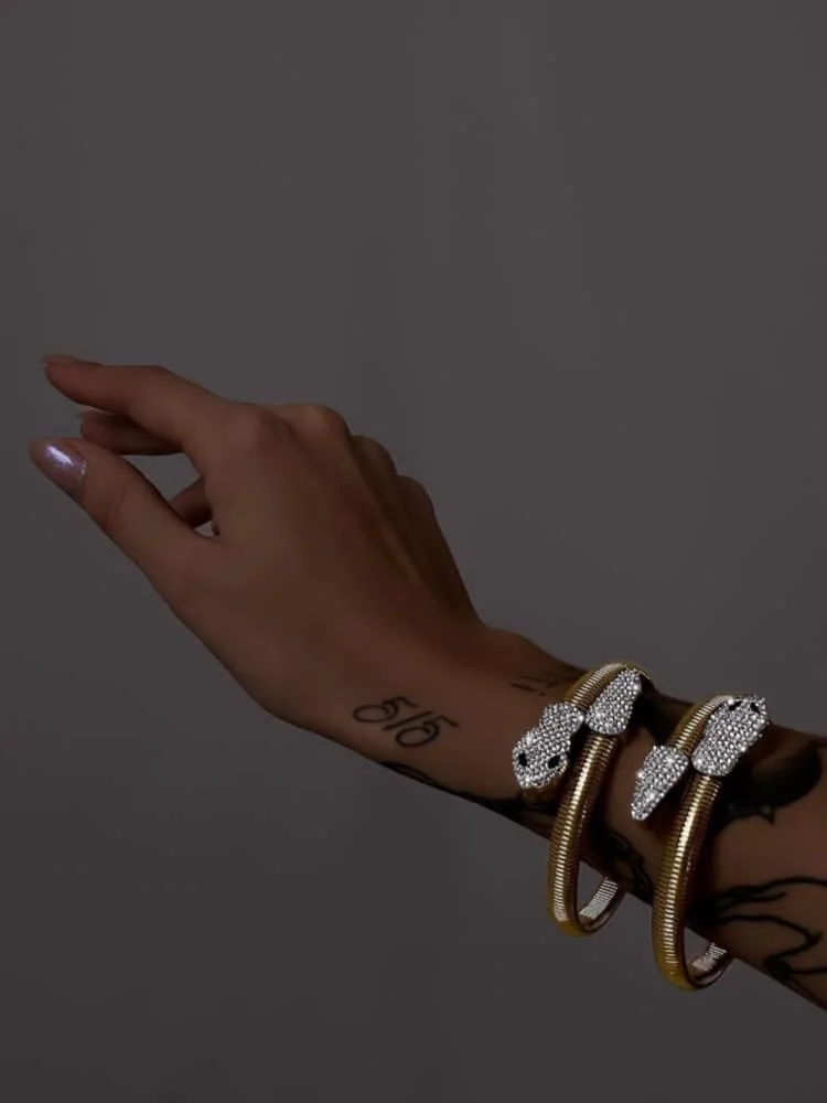 ΧΡΥΣΟ ΒΡΑΧΙΟΛΙ ΦΙΔΙ - NAGINI