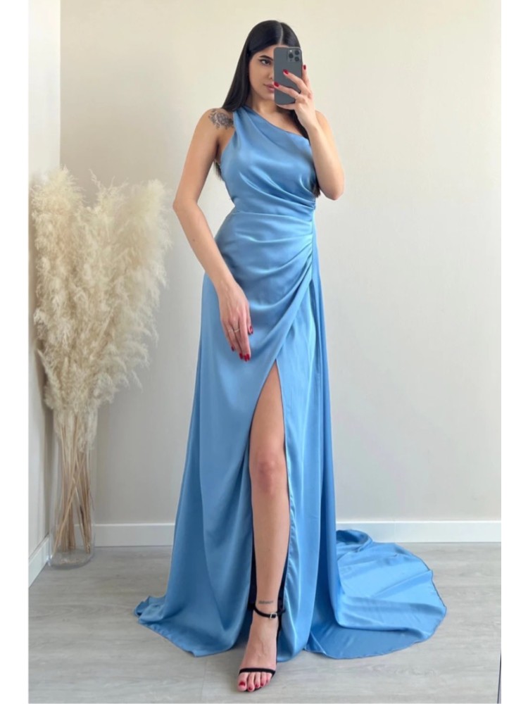 MAXI BABY BLUE DRESS - ARTESY