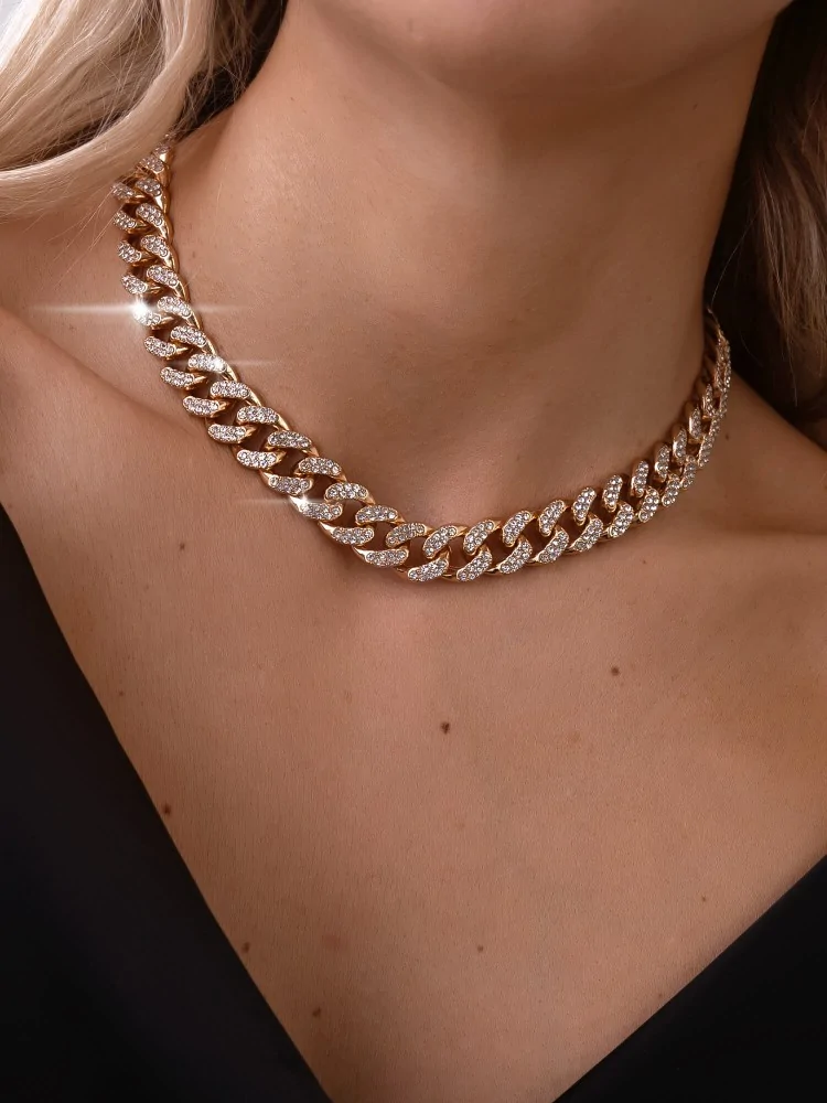 FARNESE GOLD STRASS NECKLACE