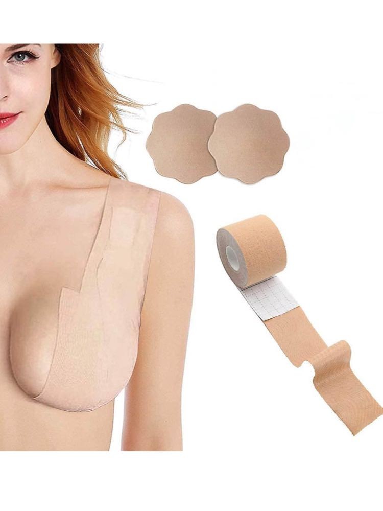 BEIGE BOOB TAPE + NIPPLE...