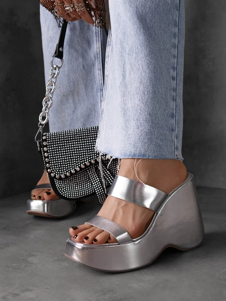GRISELDA SILVER PLATFORMS