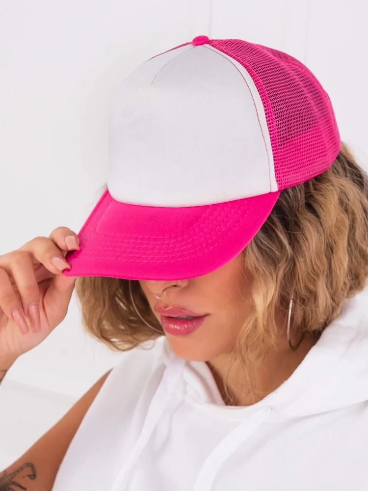 ΦΟΥΞΙΑ & ΛΕΥΚΟ -TRUCKER HAT