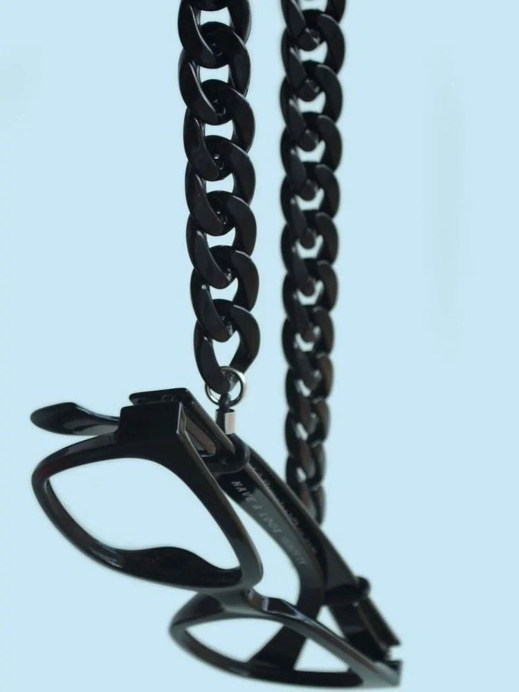 BLACK FEDORA CHAIN FOR SUNNIES