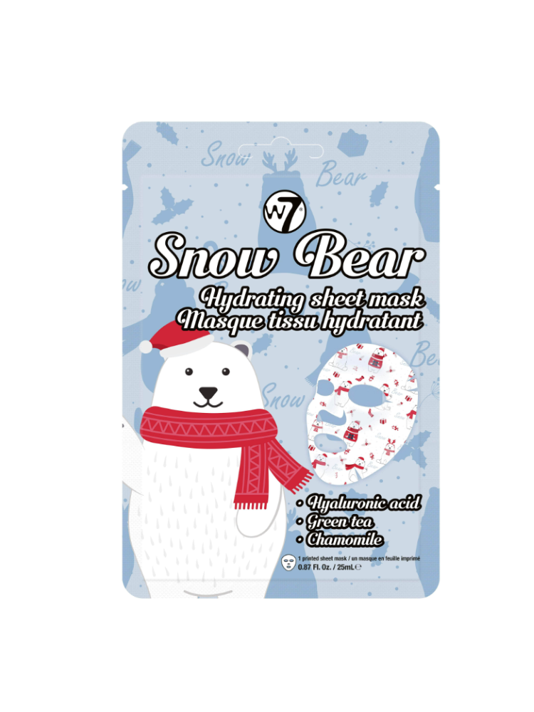FACE SHEET MASK W7 – SNOW BEAR