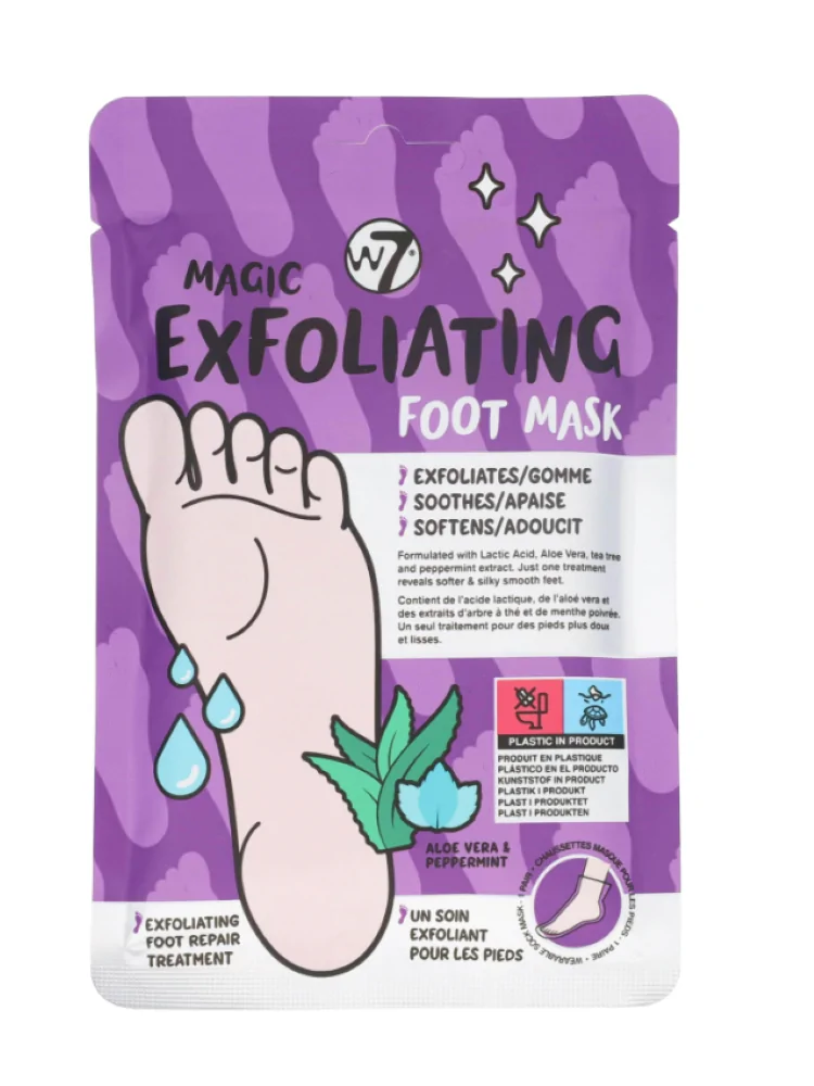 MAGIC EXFOLIATING FOOT MASK W7