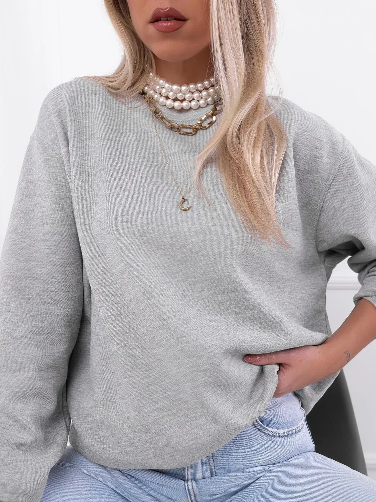 GREY SWEATSHIRT - ANASTASIA