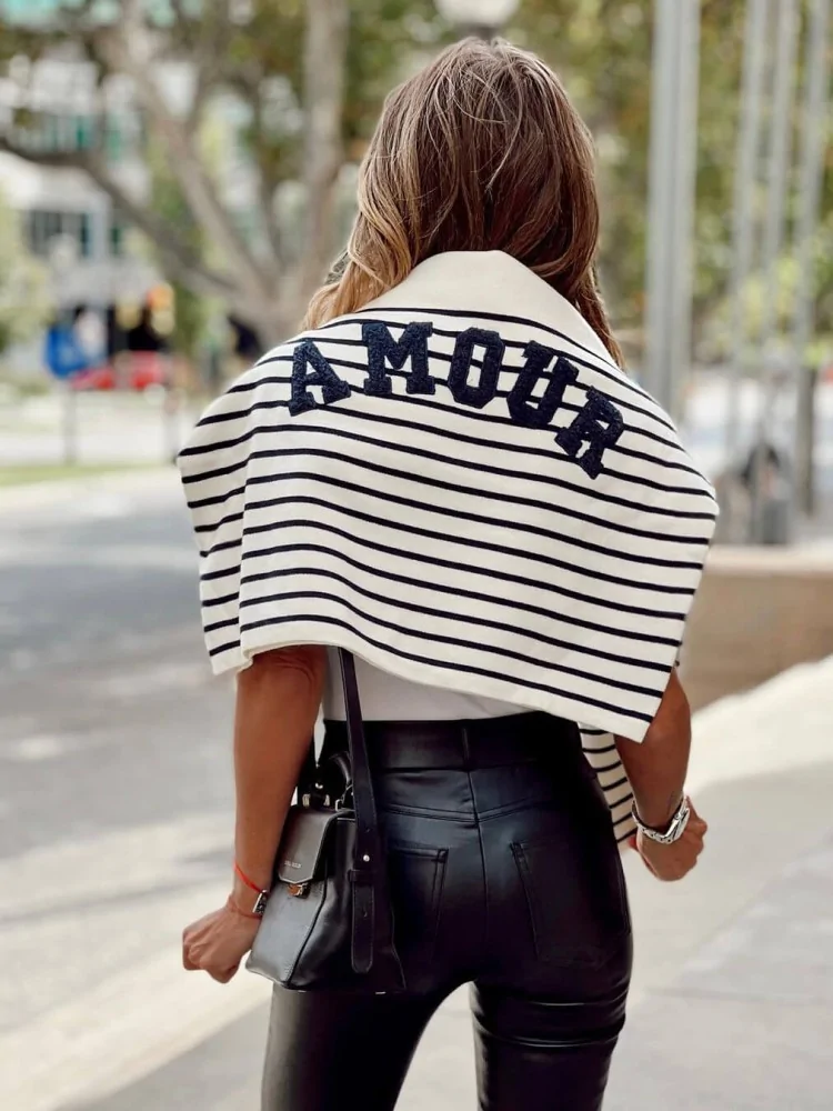 STRIPPED BLOUSE - AMOUR