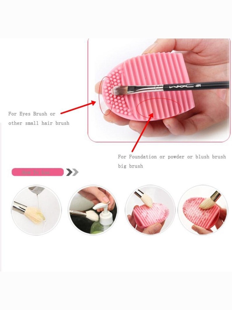 BRUSH CLEANSING SILICONE EGG