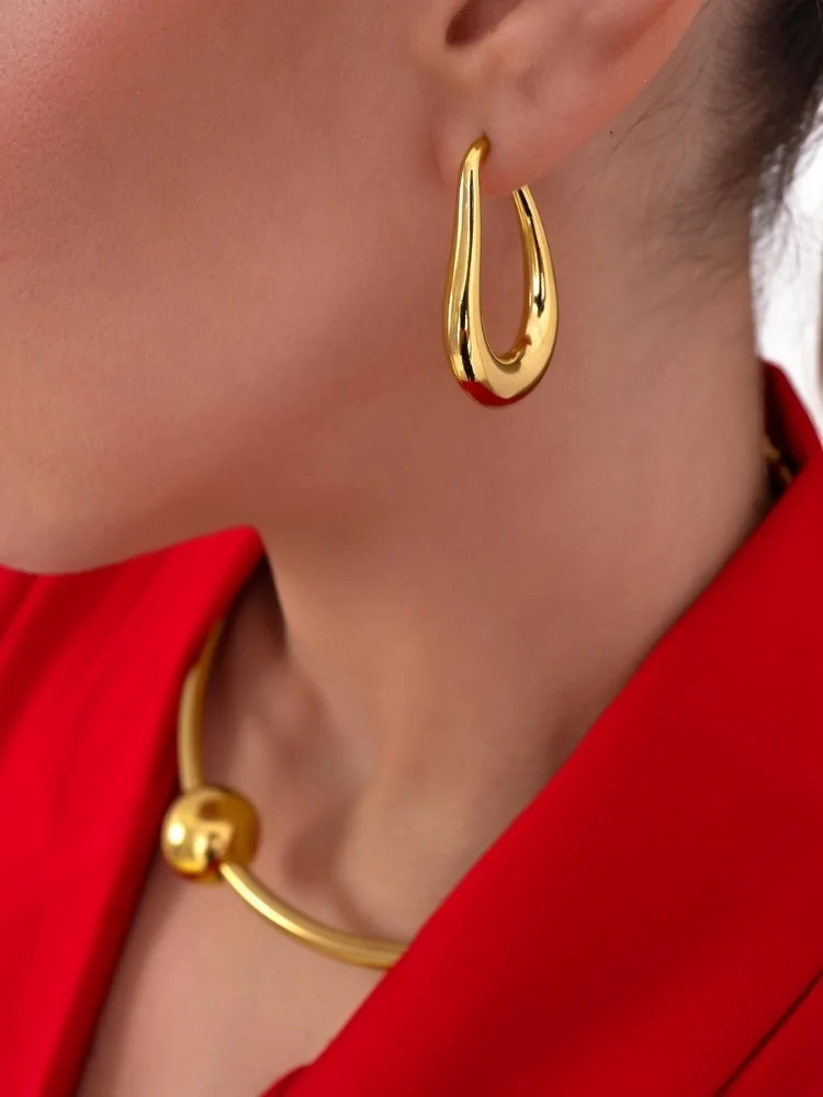 MINI GOLD HOOP EARRINGS -...