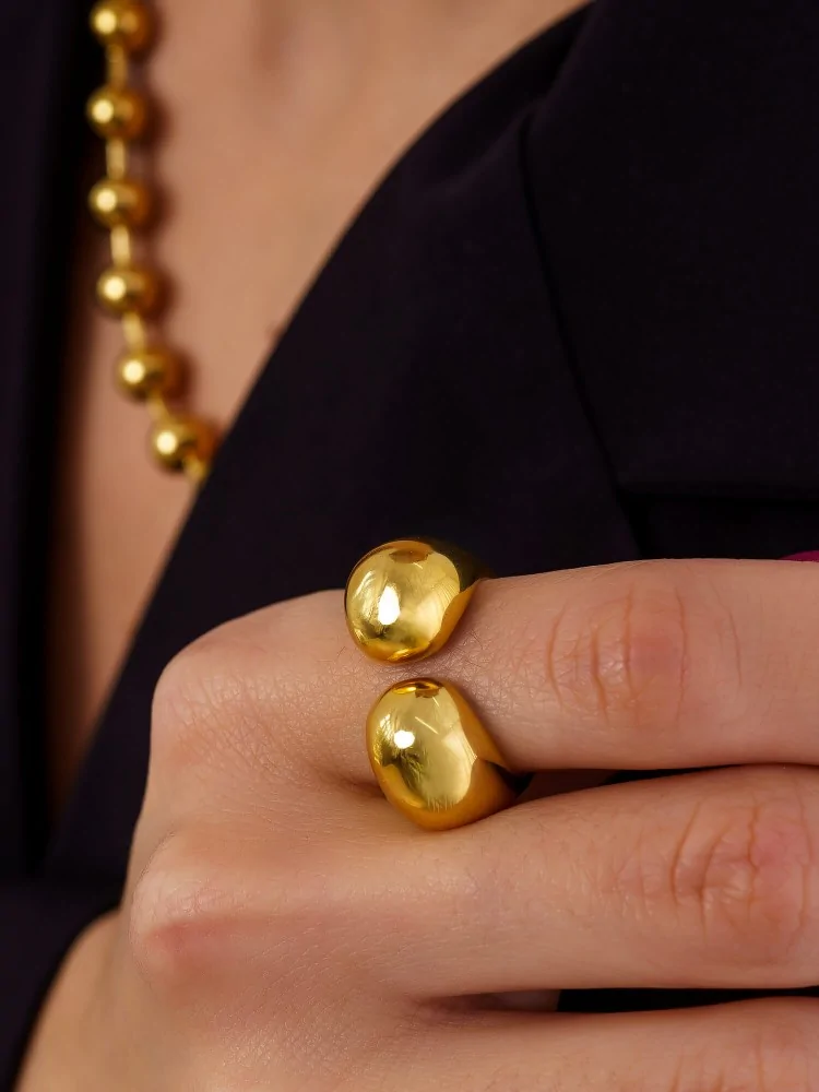 GOLD RING - BOLA