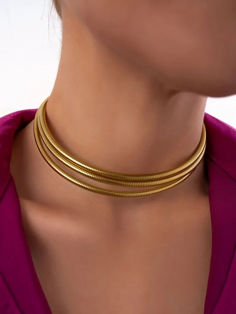 GOLD CHOKER- MASSALIA