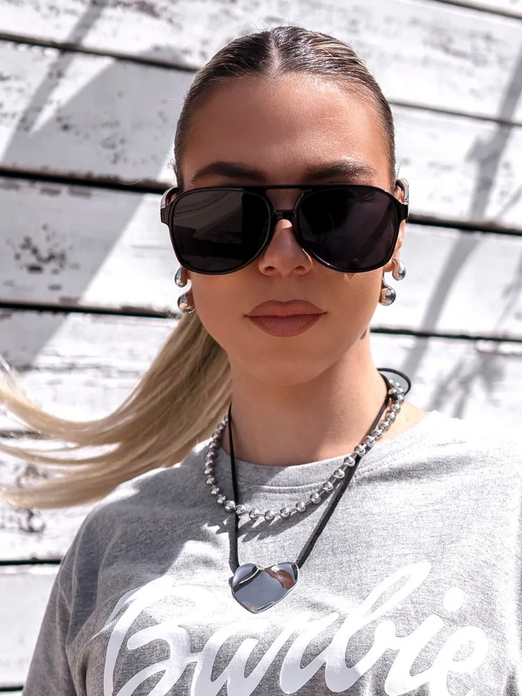 ANNAKEY TORI BLACK SUNGLASSES