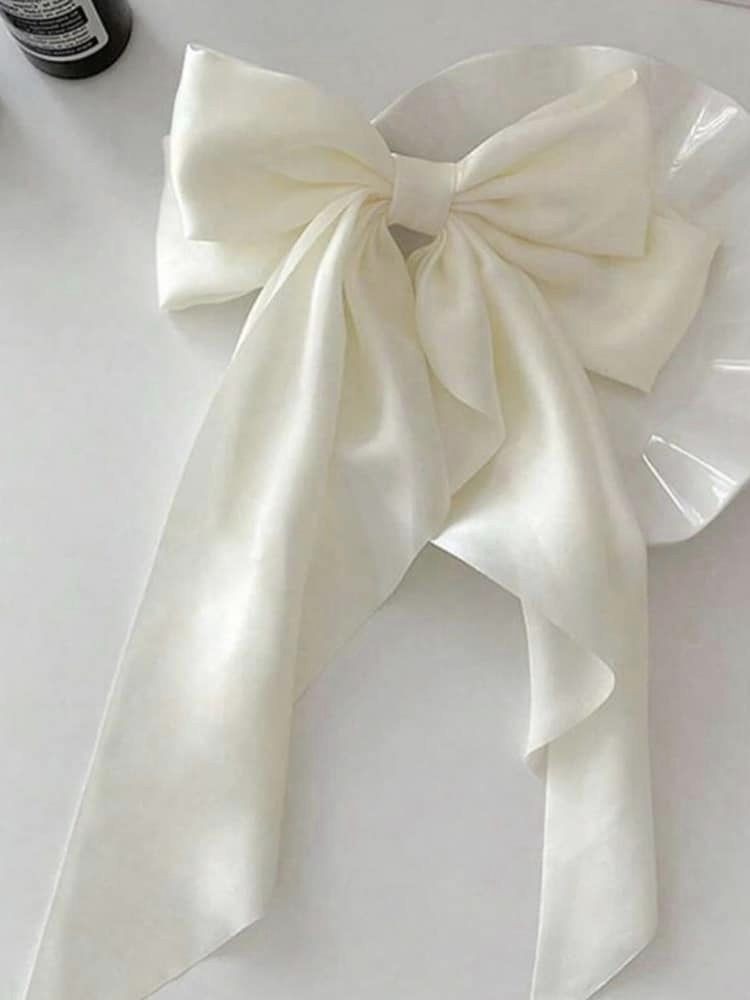 IVORY HAIR BOW - MIRACLE